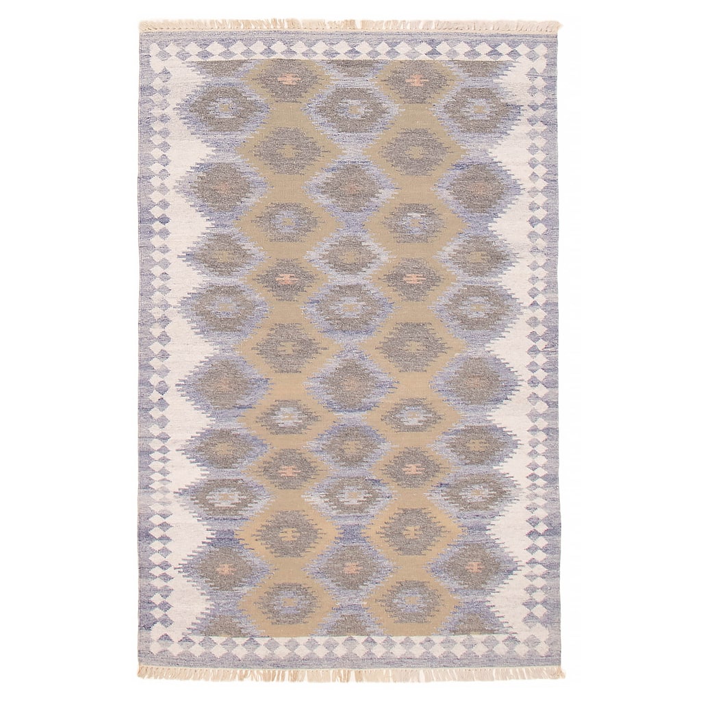 Ankara FW Khaki Kilim 5'1" x 8'0" - 5'1 x 8'0