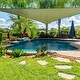preview thumbnail 5 of 4, 9.84ft Sunshade Patio Cover Shade Canopy Camping Sail Awning Sail Sunscreen Shelter Triangle Cover