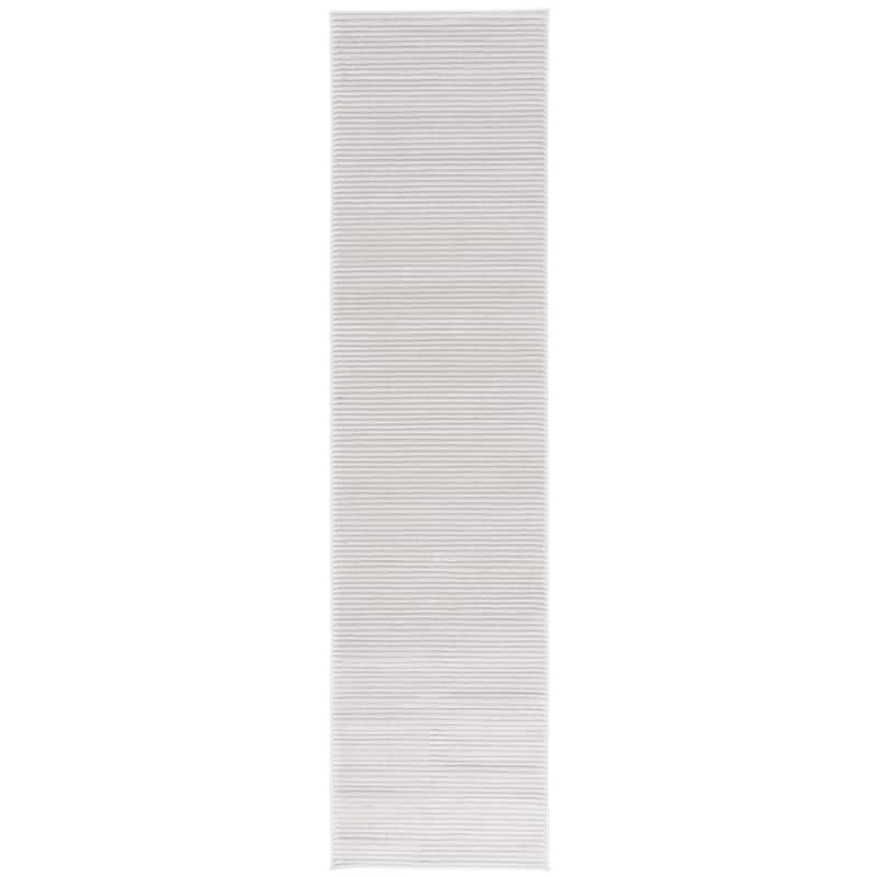 SAFAVIEH Saylor Lazzat Modern Geometric Rug - 2' x 8' Runner - Ivory