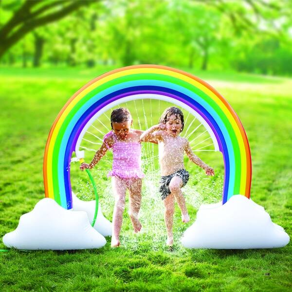 Shop Etna Inflatable Water Sprinklers Unicorn Rainbow Or