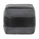 Option Black Leather/Grey Canvas
