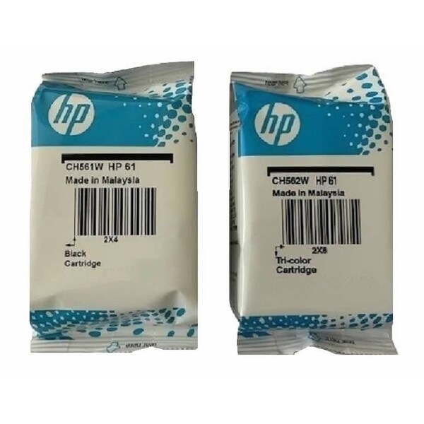 HP 61 Black/Tri-color Original Ink Cartridges 2-pack CR259FN - Black & Color. Opens flyout.