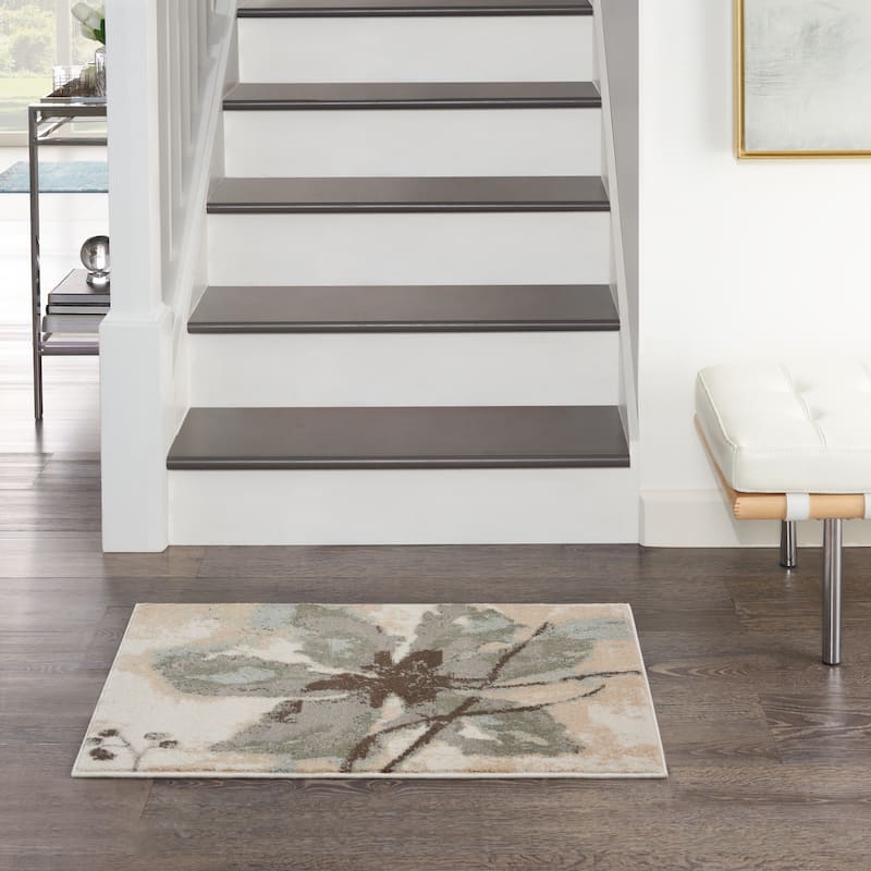 Nourison Euphoria Abstract Floral Area Rug