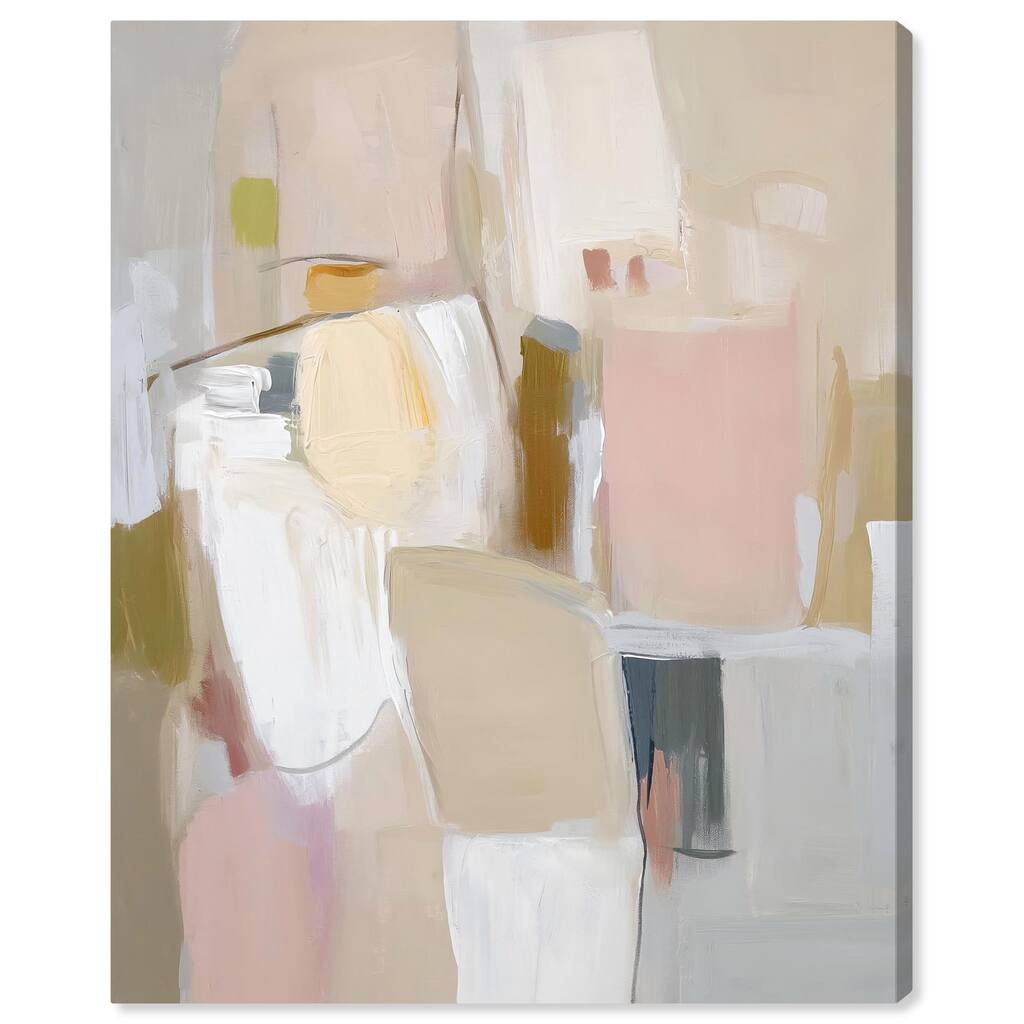 Apricot Cream II Canvas by Art Remedy, Gallery Wrapped
