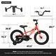 preview thumbnail 4 of 9, Kids' Bike 12 Inch Wheels, 1-Speed Boys Girls Child Bicycles For4-7Years, With Removable Training Wheels Baby Toys,Front V Brake