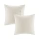 preview thumbnail 40 of 58, Madison Park Signature Essence Oversized Cotton Clipped Jacquard Comforter Set with Euro Shams and Throw Pillows