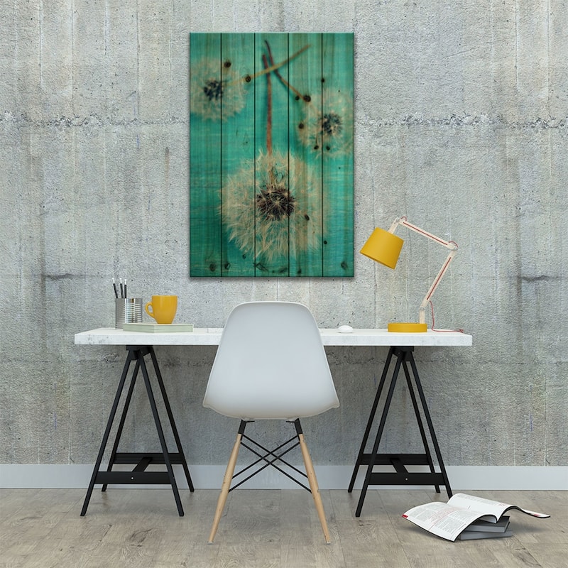Make A Wish Print On Wood by Olivia Joy StClaire - Multi-Color