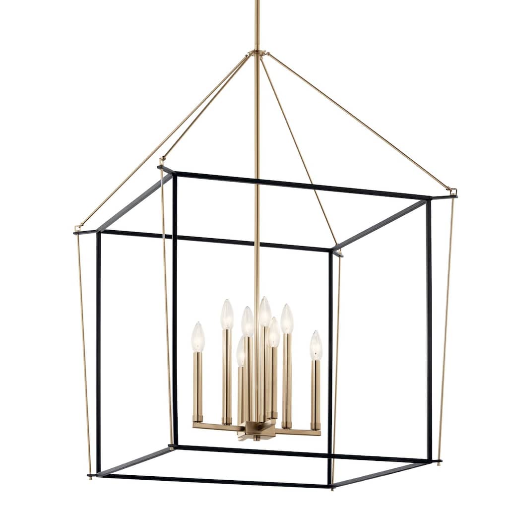 Kichler 52628 Eisley 8 Light 29" Wide Taper Candle Pendant