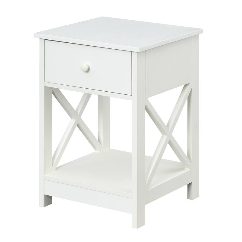 Convenience Concepts Oxford 1 Drawer End Table with Shelf