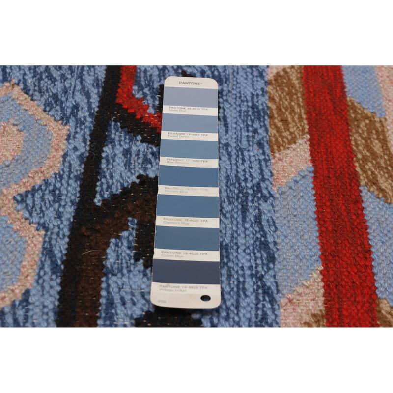 Ankara FW Blue Kilim 5'1" x 8'3" - 5'1 x 8'3