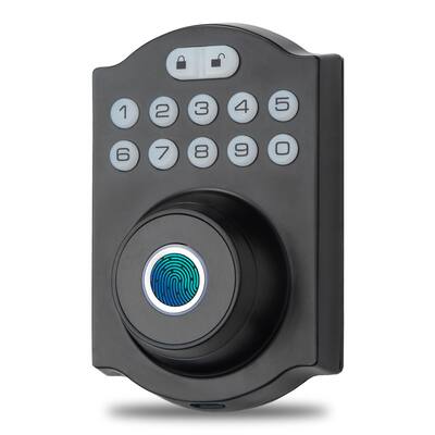 Smart Fingerprint Door Lock with Keypad & Auto-Lock
