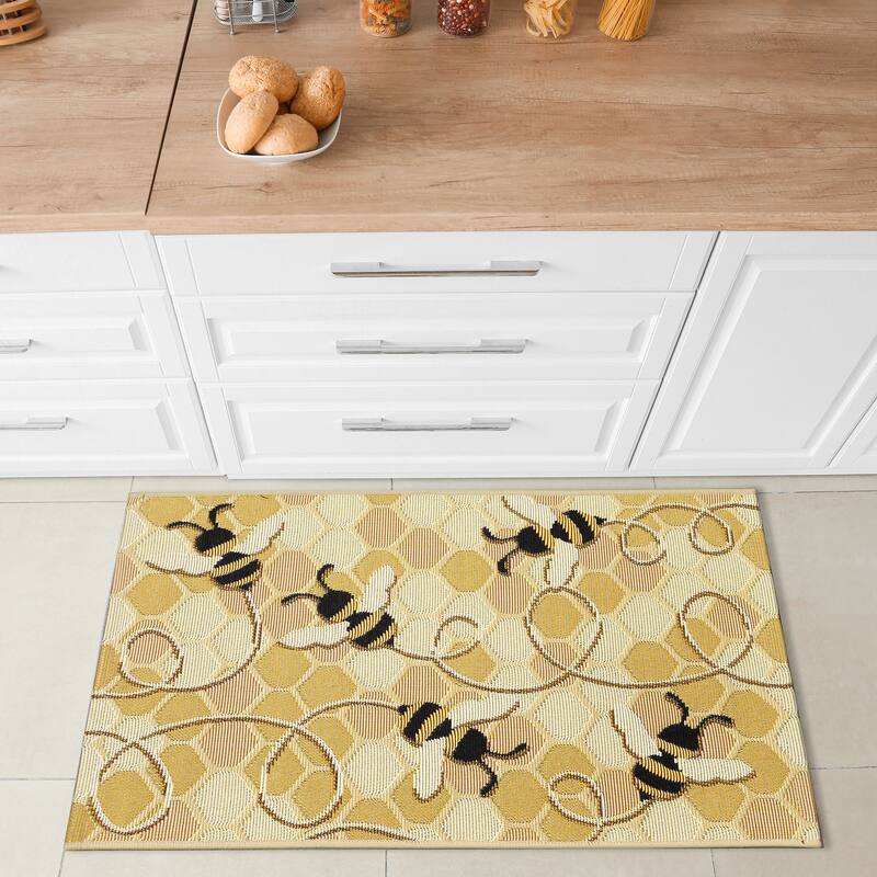 Liora Manne Esencia Bee Free Indoor/Outdoor Mat