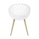 preview thumbnail 7 of 25, Jamesdar Kurv Mid-Century Modern Lightweight Mini Chair (Set of 2)