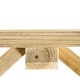 preview thumbnail 9 of 15, Outsunny 2-Person Wood Outdoor Garden Bench with a Unique Wheel Designed Legs - 38.5" W x 19.75" D x 15.5" H