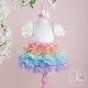 preview thumbnail 6 of 6, Special Occasion Dress with Multi Color Tutu Skirt for Baby