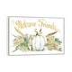 preview thumbnail 4 of 7, iCanvas "End Of Summer, Welcome Friends" by Carol Robinson Framed White - 18x26