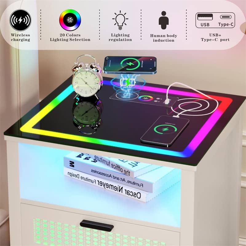 Nightstand with Lights