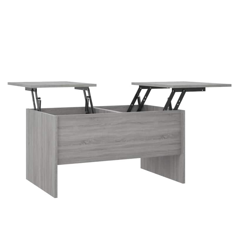 vidaXL Coffee Table Lift Top End Table Accent Side Sofa Table Engineered Wood - 31.5" x 19.7" x 16.7"