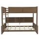 preview thumbnail 44 of 48, Twin XL / Full XL over Queen Bunk Bed with Open Cabinets and Charging Station, Storage Kids Bed Frame with Ladder