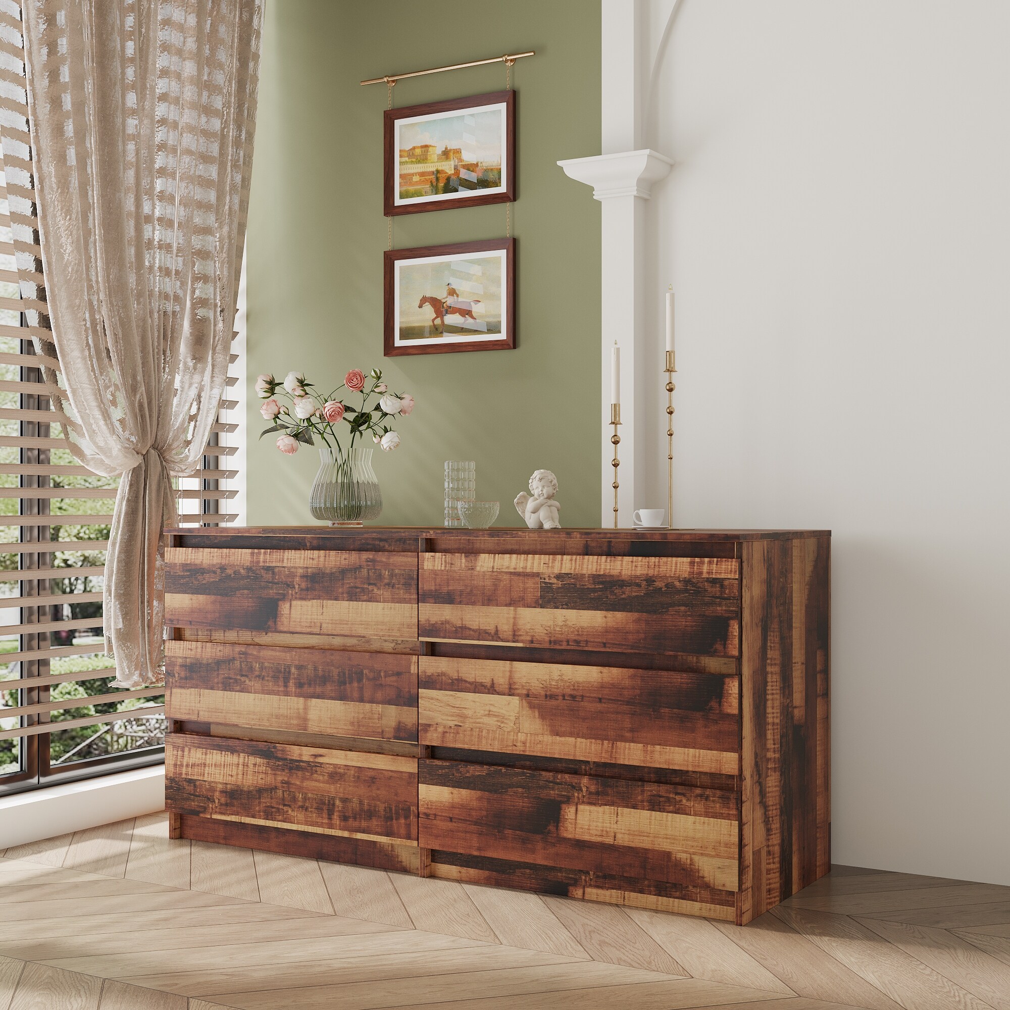 Modern dresser clearance tv stand