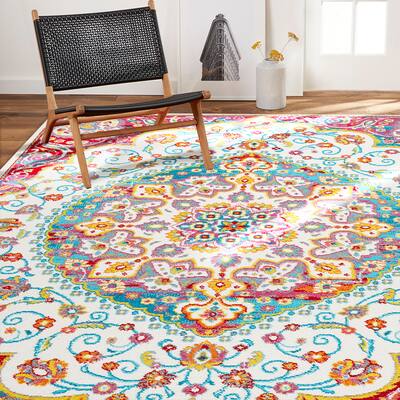 Home Dynamix Splash Masson Contemporary Medallion Area Rug
