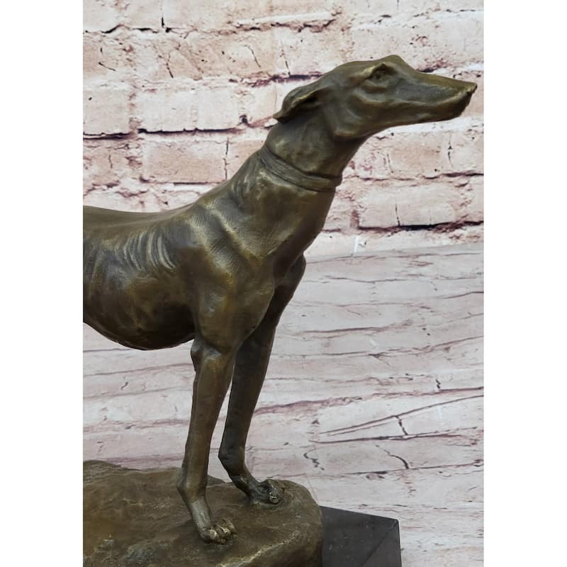 Fremiet Greyhounds Racing Dog Bronze Sculpture Hot Cast Home Office Decoration