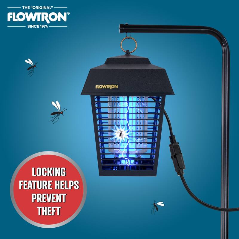 Flowtron SP-200 Security Lantern Pole, Garden Hanging Pole for MK Model Outdoor Bug Zappers
