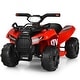 preview thumbnail 33 of 48, Costway 6V Kids ATV Quad Electric Ride On Car Toy Toddler with LED - See details Red
