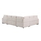 preview thumbnail 10 of 23, Convertible Pull-out Sectional Sofa Loveseat Sleeper with Storage and Pillows