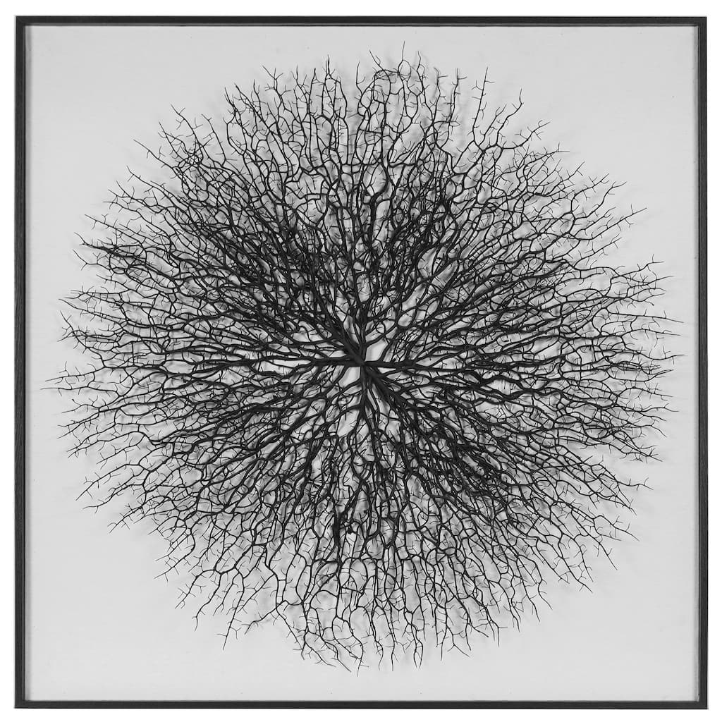 HUJI Roots On Linen Wall Art Decorative Accent