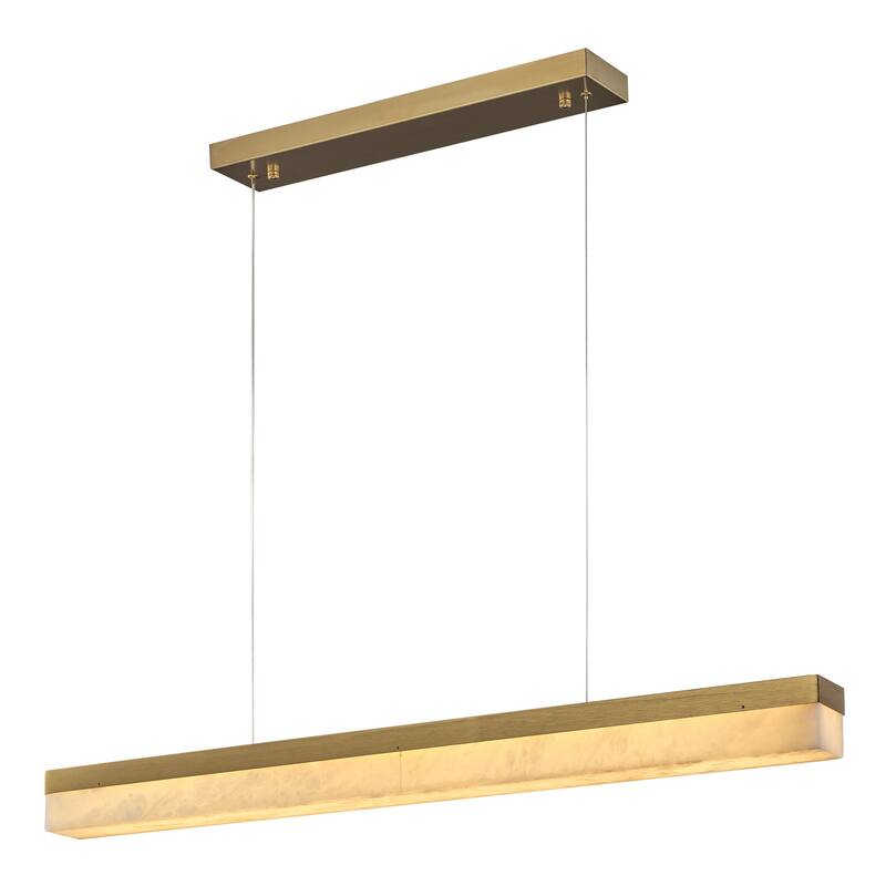 KAYLA Alabaster Pendant Light 1200 - 1800 Matte Black/Gold