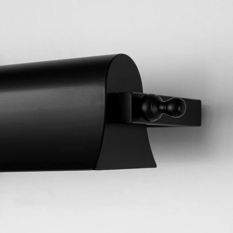 2-Light Black/Glod Modern Metal Wall Sconce with Sleek Cylindrical Design for Living Room & Bedroom