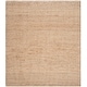 preview thumbnail 4 of 15, SAFAVIEH Handmade Cape Cod Ermine Coastal Jute Rug 10' Square - Natural - Square