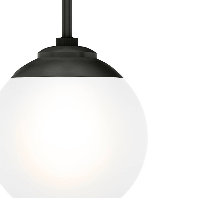 Hunter Hepburn 1 Light Pendant - Kitchen Island, Bedroom, Foyer - Globe, Mid-Century Modern, Art-Deco