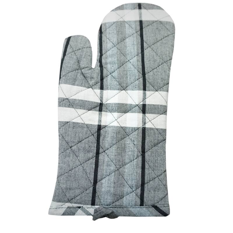 Home & Manor Kitchen Chef Gray Oven Mitt