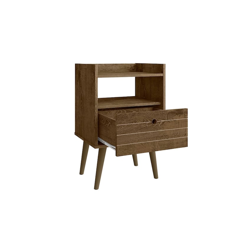 Manhattan Comfort Bogart Mid-Century Modern Nightstand