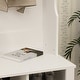 preview thumbnail 7 of 11, 63"W 18 Shoe Cubbies Shoe Bench Shoe Cabinet Wide Hall Tree With Hooks