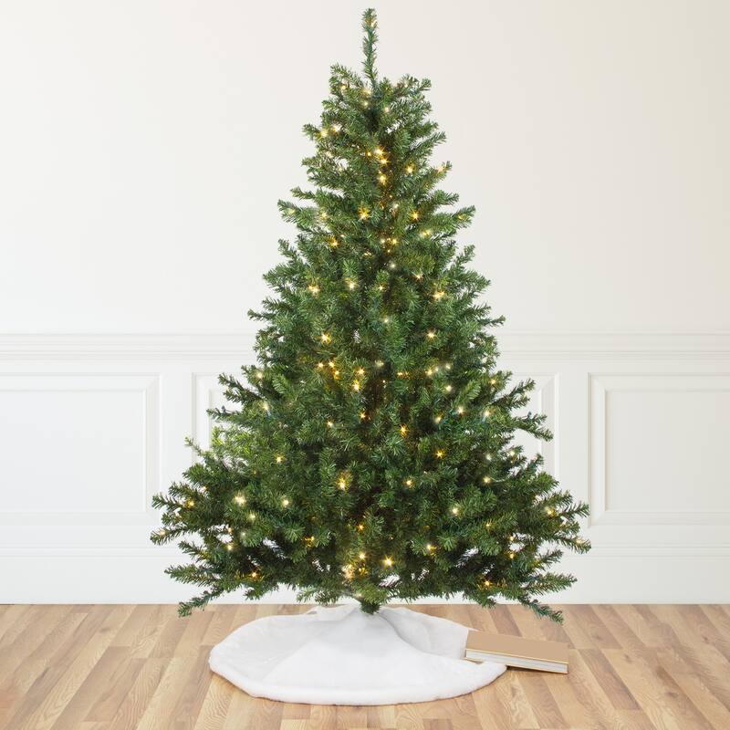 10' Medium Canadian Pine Clelight LED Artificial Tree Clear Lights - over-10-feet
