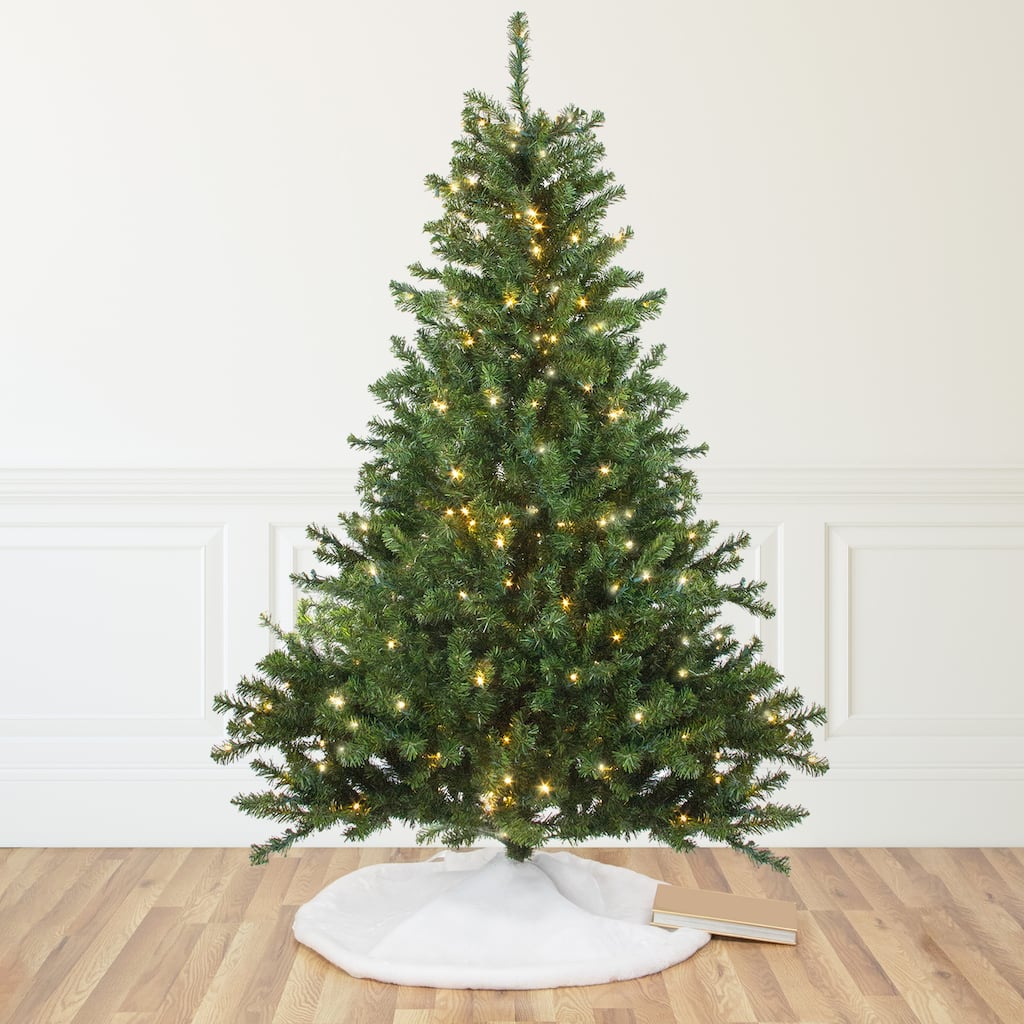 10' Medium Canadian Pine Clelight LED Artificial Tree Clear Lights - over-10-feet