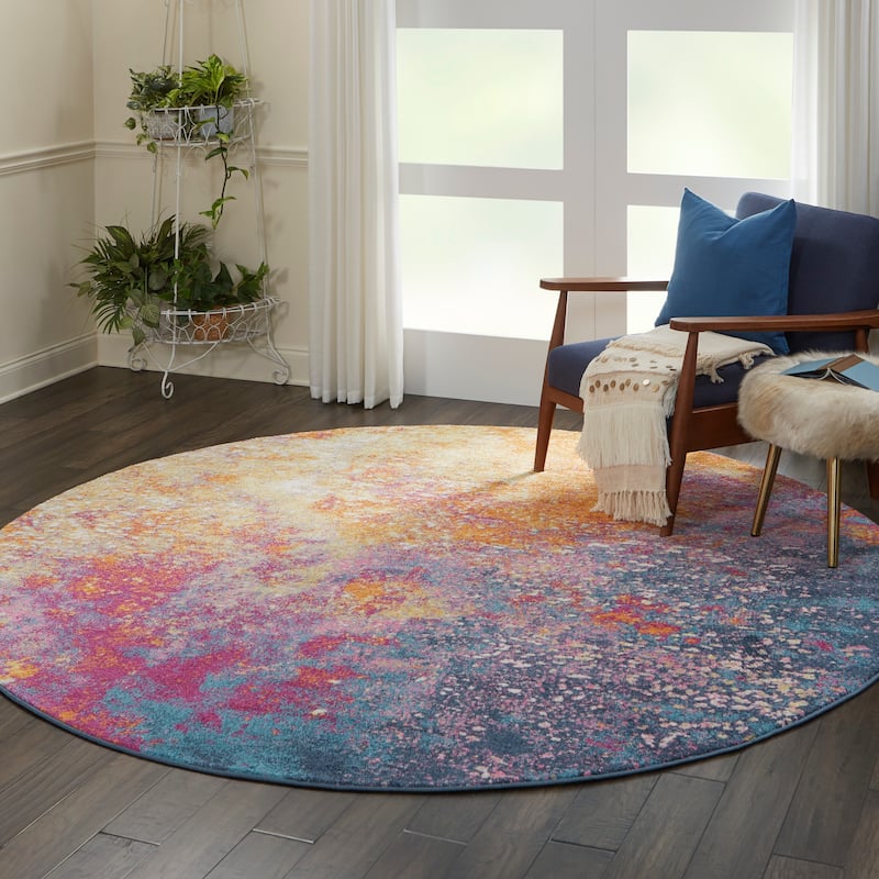 Nourison Passion Colorful Modern Abstract Area Rug