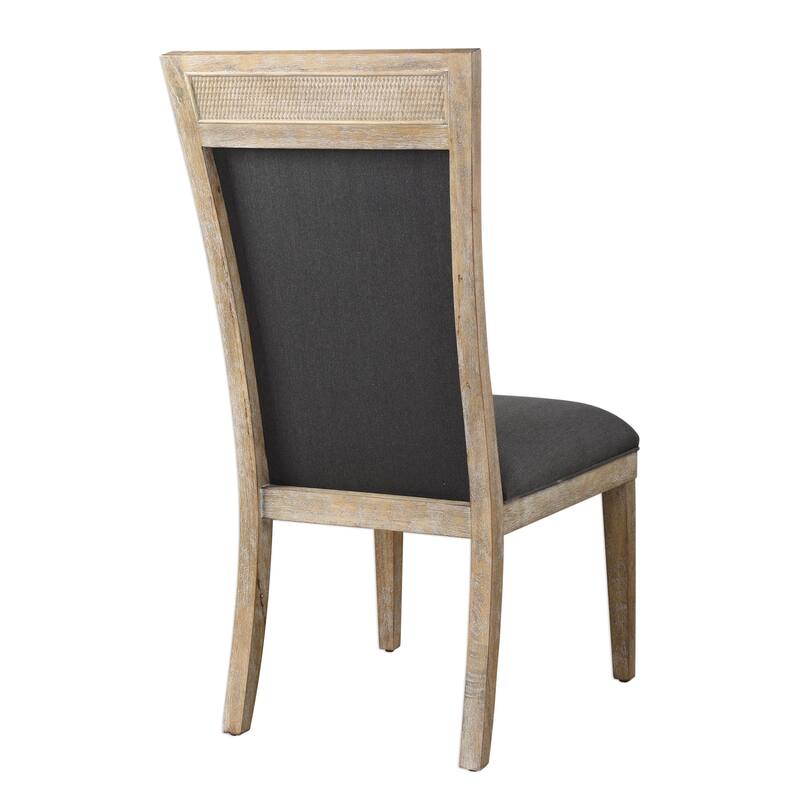Uttermost Encore 20 Inch Wide Wood Frame Accent Chair with Fabric