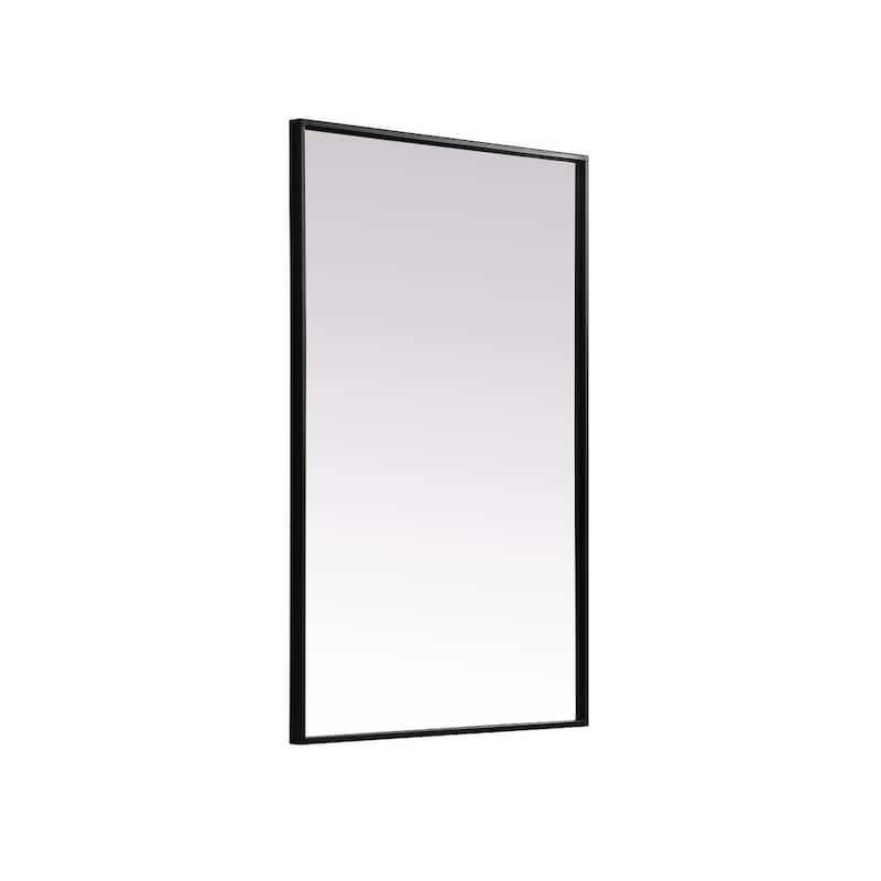 Indigo Home Metal Frame Rectangle Mirror 24x36 Inch