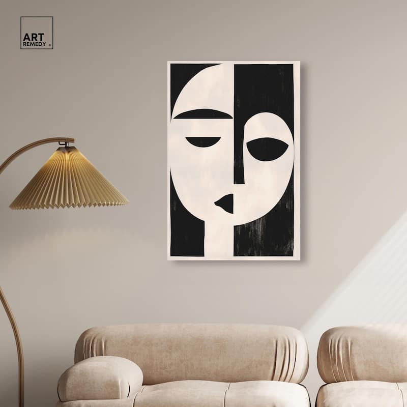 The Mask I Canvas by Art Remedy, Gallery Wrapped