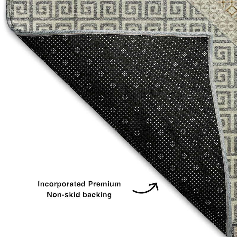 Premium Washable Super Soft Modern Global Mayfield Rug