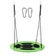 preview thumbnail 1 of 7, 40" Flying Saucer Tree Swing Chair Kids Round Hanging Rope Seat Yard Toys 5-7 Years - Swing Set - Green
