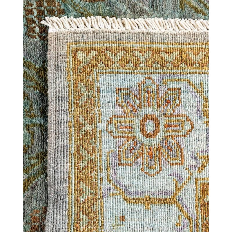 Vibrance, One-of-a-Kind Hand-Knotted Area Rug - Gray, 3' 2" x 5' 2" - 3' 2" x 5' 2"