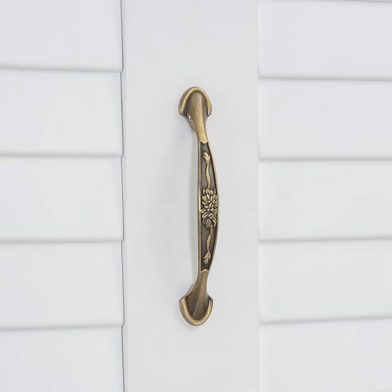 Queen Size Murphy Bed Wall Bed with Louvered Panel and Side Storage Shelves Space Saving Murphy Bed Pull Down Bed with Cabinets