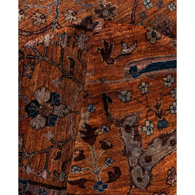 Serapi One-of-a-Kind Hand-Knotted Area Rug - Brown - 8' 11" x 12' 0"