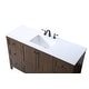 preview thumbnail 1 of 8, Elegant Lighting VF2854 Soma 54" Free Standing Single Basin Vanity Set Natural Oak - Oak Finish