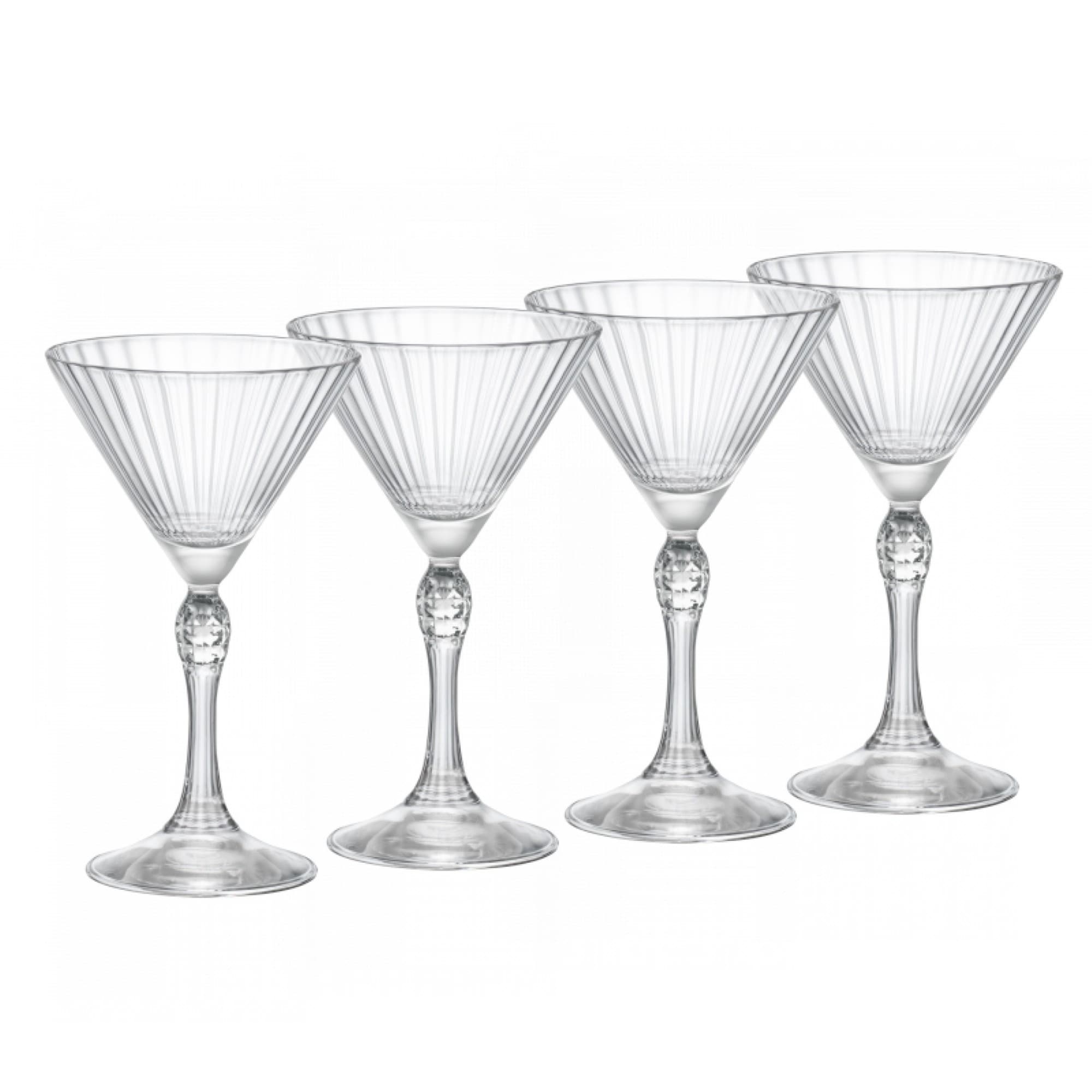 Bormioli Rocco Set of 4 America 20s Martini Glasses